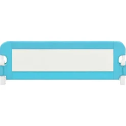 vidaXL Kleinkind-Bettschutzgitter Blau 120x42 cm Polyester