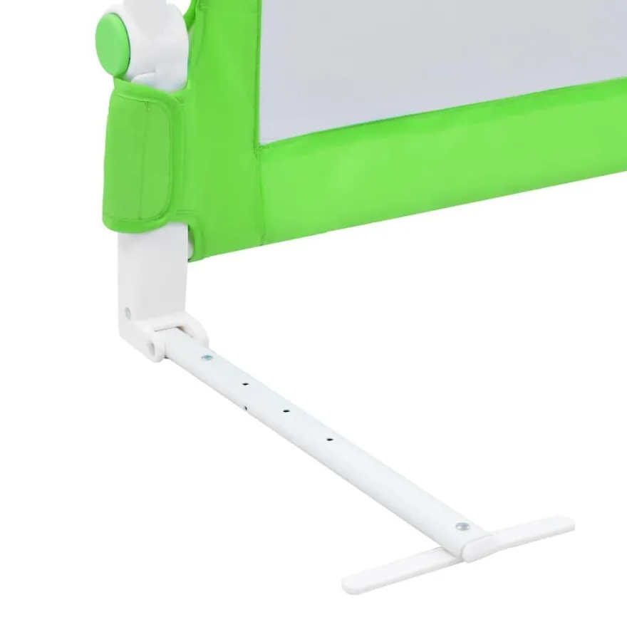vidaXL Kleinkind-Bettschutzgitter Grün 180x42 cm Polyester