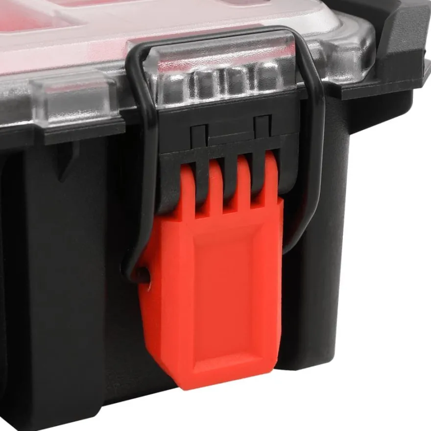 vidaXL Koffer für Flugreise Tragbar Schwarz 55,5x34,5x13,5 cm PP