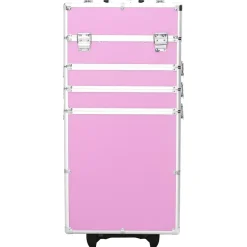 vidaXL Kosmetikkoffer Aluminium Rosa