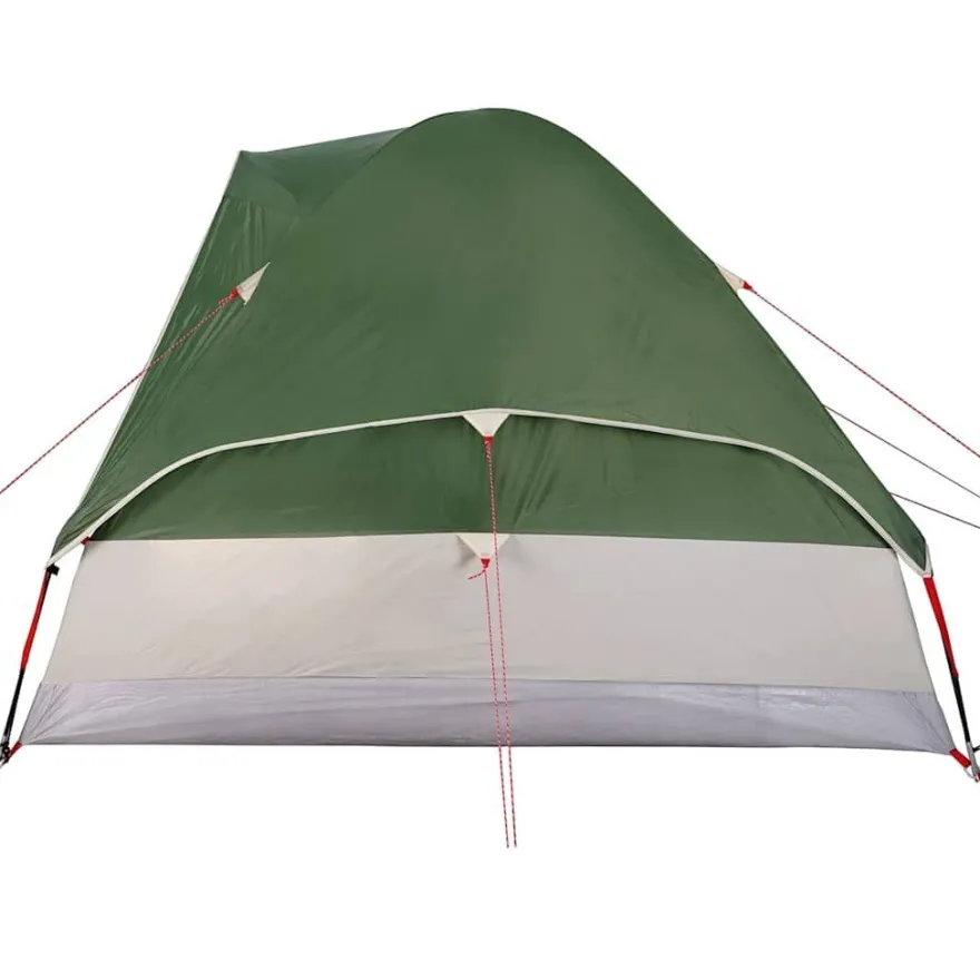 vidaXL Kuppel-Campingzelt 2 Personen Grün Wasserdicht