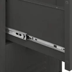 vidaXL Lagerschrank Anthrazit 42,5x35x101,5 cm Stahl