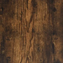 vidaXL LED-Schreibtisch Räuchereiche 140x55x91 cm Holzwerkstoff