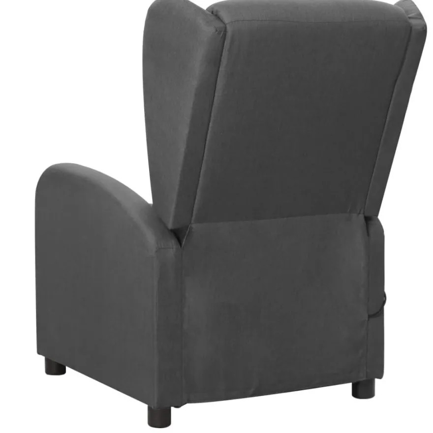 vidaXL Massagesessel Dunkelgrau Stoff