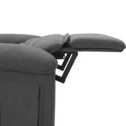 vidaXL Massagesessel Dunkelgrau Stoff