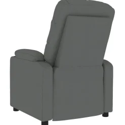 vidaXL Massagesessel Dunkelgrau Stoff