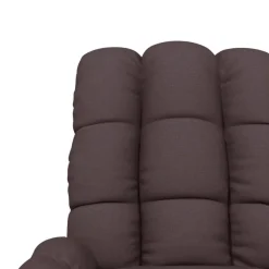 vidaXL Massagesessel Dunkelbraun Stoff