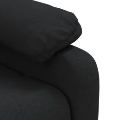 vidaXL Massagesessel Elektrisch Schwarz Stoff
