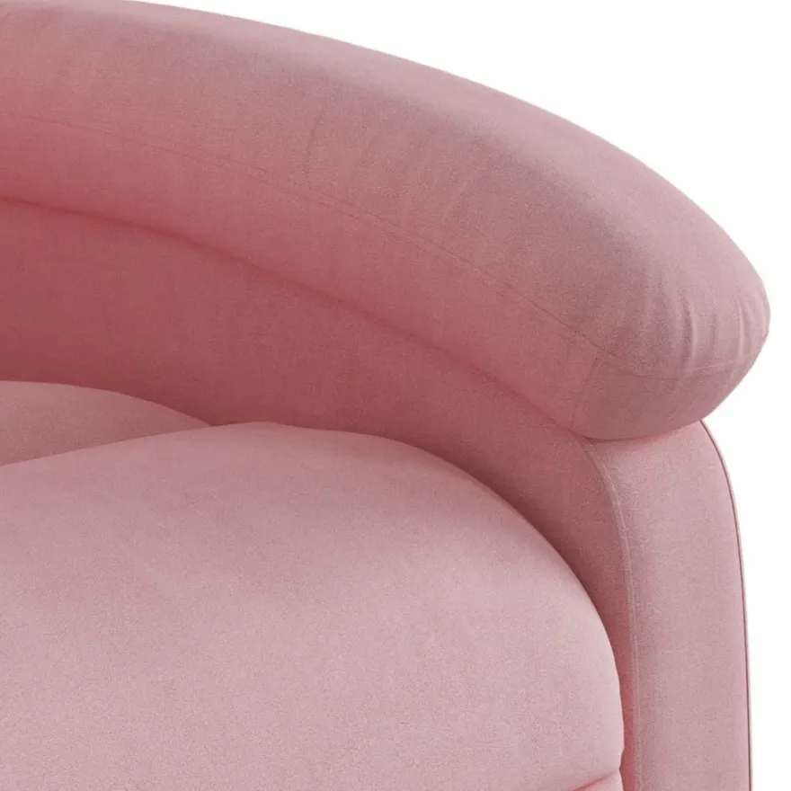 vidaXL Massagesessel Elektrisch Rosa Samt