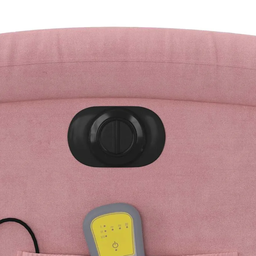 vidaXL Massagesessel Elektrisch Rosa Samt