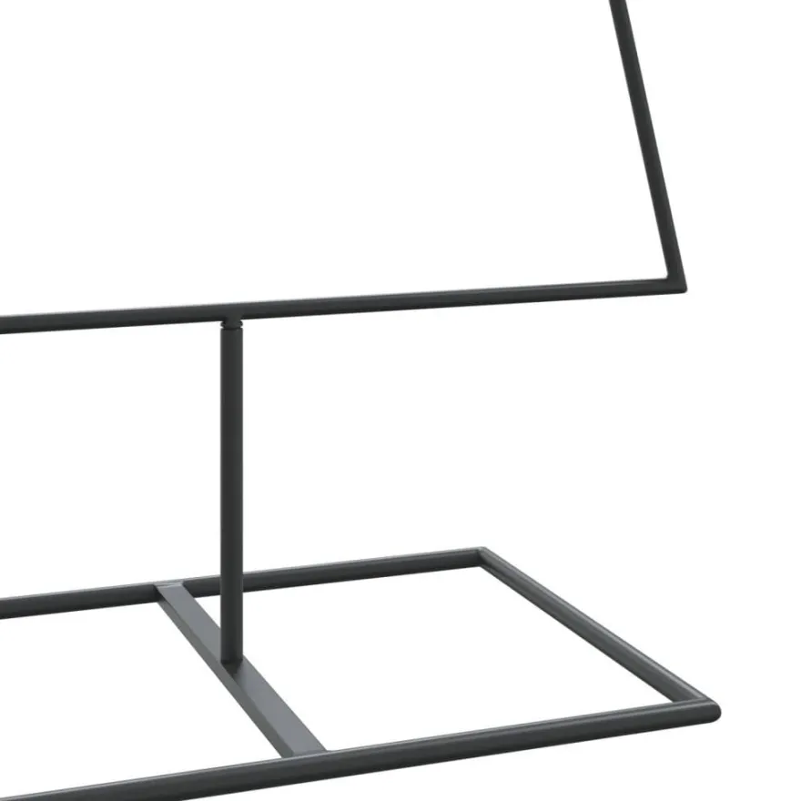 vidaXL Metall-Weihnachtsbaum für Dekorationen Schwarz 150 cm