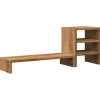 vidaXL Monitorständer mit Schreibtisch-Organizer Artisan-Eiche