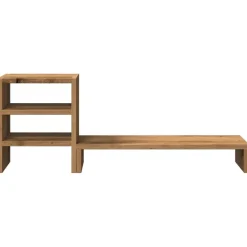 vidaXL Monitorständer mit Schreibtisch-Organizer Artisan-Eiche