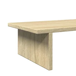 vidaXL Monitorständer Sonoma-Eiche 100x27x15 cm Holzwerkstoff