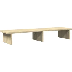 vidaXL Monitorständer Sonoma-Eiche 100x27x15 cm Holzwerkstoff