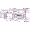 vidaXL Outdoor-Sofagarnitur 7 stk. Natur und Beige