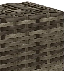 vidaXL Outdoor-Sofagarnitur 4 stk. Natur und Anthrazit Polyester