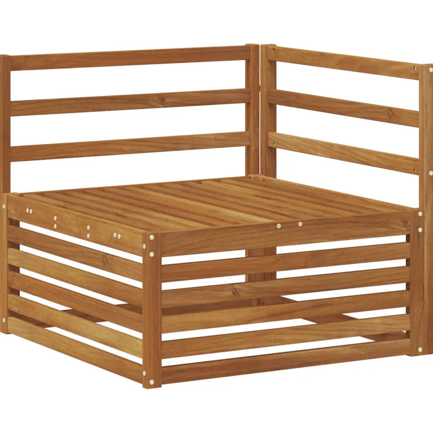 vidaXL Outdoor-Sofagarnitur 10 stk. Natur Massivholz Akazie