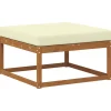 vidaXL Outdoor-Sofagarnitur 8 stk. Natur und Creme