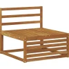 vidaXL Outdoor-Sofagarnitur 8 stk. Natur Massivholz Akazie