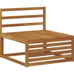 vidaXL Outdoor-Sofagarnitur 3 stk. Natur Massivholz Akazie