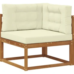 vidaXL Outdoor-Sofagarnitur 8 stk. Natur und Creme