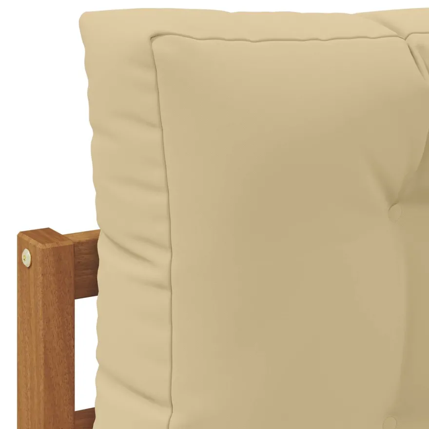 vidaXL Outdoor-Sofagarnitur 6 stk. Natur und Beige