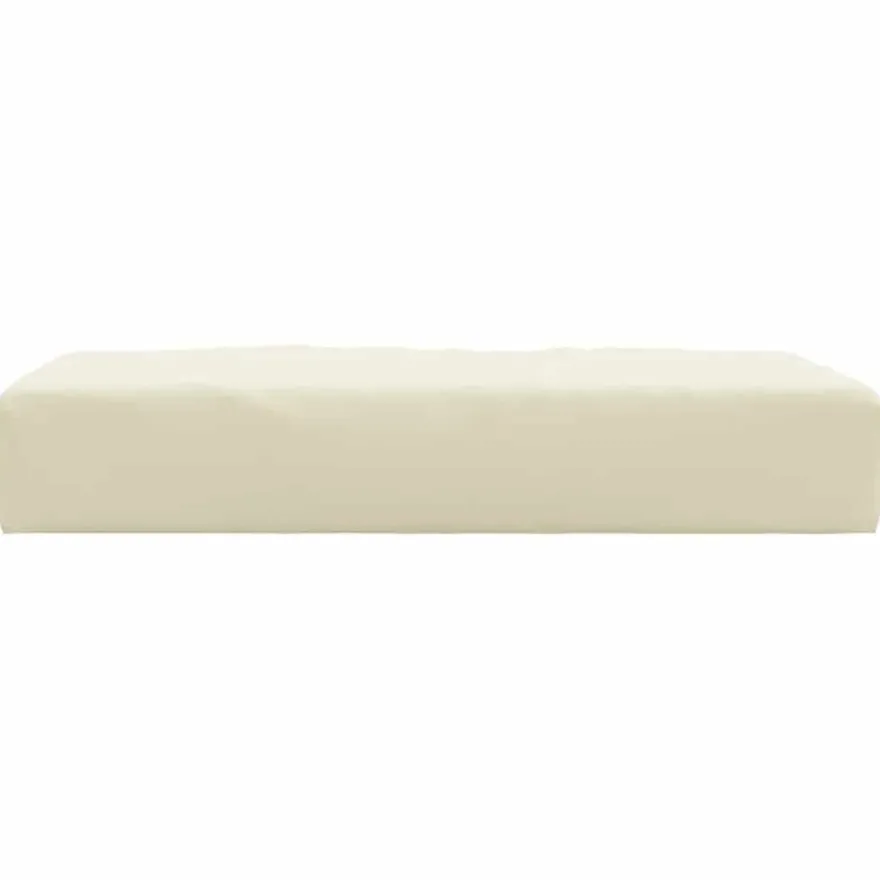 vidaXL Palettenkissen Creme 60x60x8 cm Oxford-Gewebe