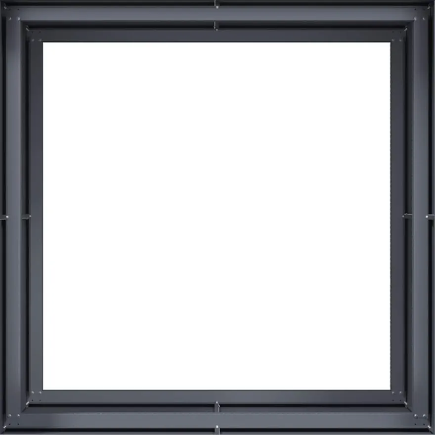 vidaXL Pflanzgefäß Anthrazit 100x100x80 cm Stahl