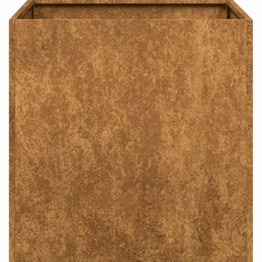 vidaXL Pflanzkübel Rostig 40x40x40 cm Wetterfester Stahl