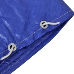 vidaXL Poolabdeckungen 2 Stk. PE Rund 540 cm 90 g/m²