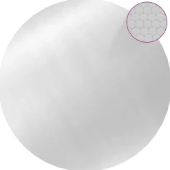 vidaXL Poolabdeckung Silbern 455 cm PE