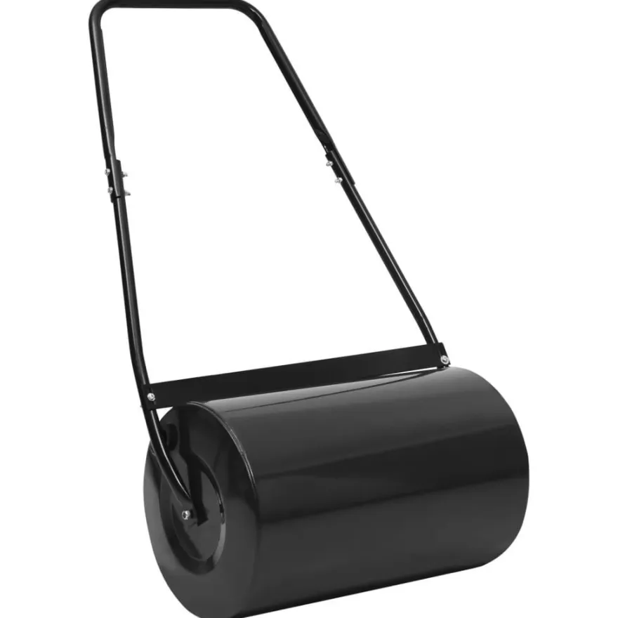 vidaXL Rasenwalze Schwarz 63 cm 50 L