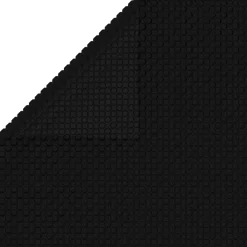vidaXL Rechteckige Poolabdeckung 800x500 cm PE Schwarz