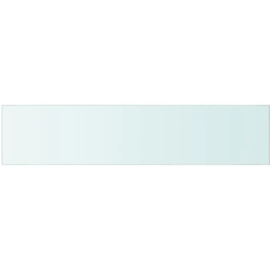 vidaXL Regalboden Glas Transparent 90x20 cm