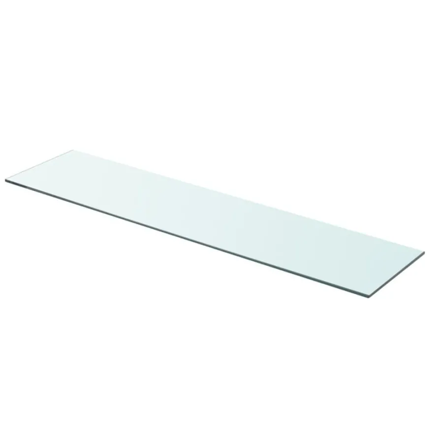 vidaXL Regalboden Glas Transparent 90x20 cm