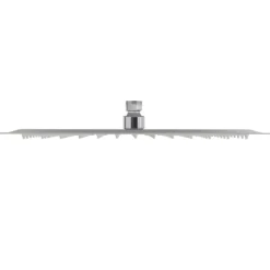 vidaXL Regenbrause Edelstahl 30x30 cm Quadratisch