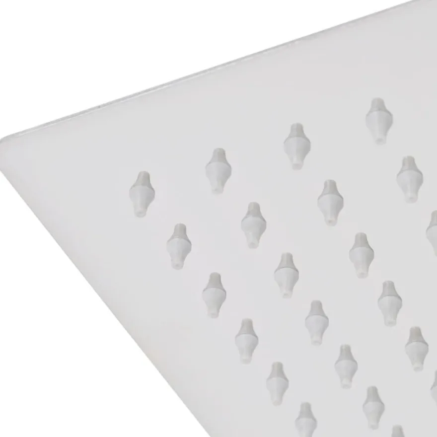 vidaXL Regenbrause Edelstahl 30x30 cm Quadratisch