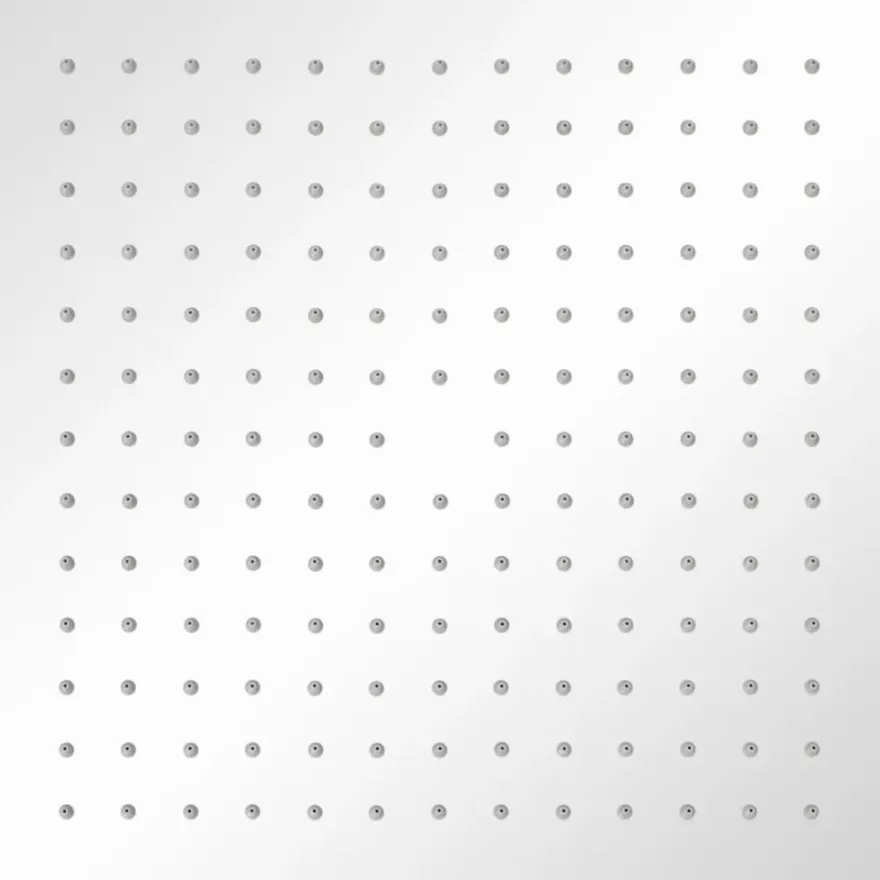vidaXL Regenbrause Edelstahl 30x30 cm Quadratisch