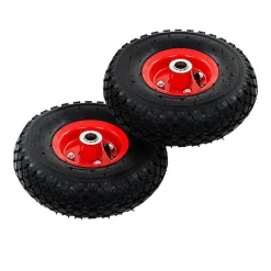 vidaXL Sackkarrenräder 2 Stk. Gummi 3,00-4 (245x82)
