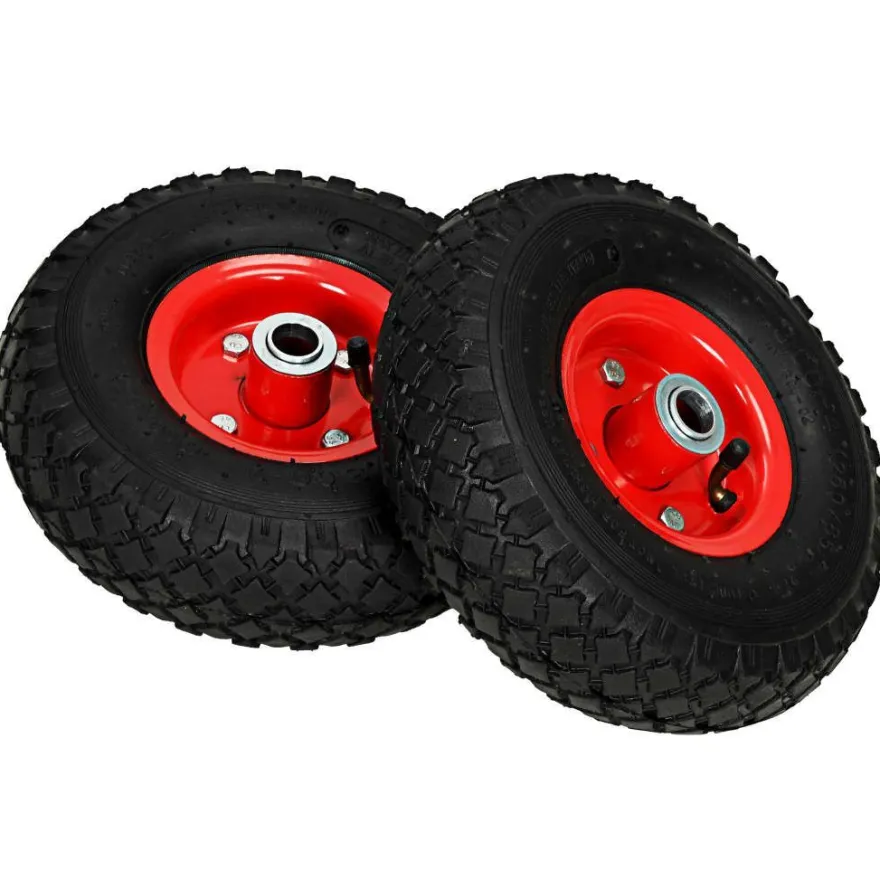 vidaXL Sackkarrenräder 2 Stk. Gummi 3,00-4 (245x82)