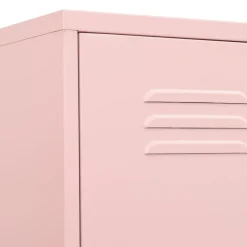 vidaXL Schließfachschrank Rosa 35x46x180 cm Stahl