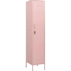 vidaXL Schließfachschrank Rosa 35x46x180 cm Stahl