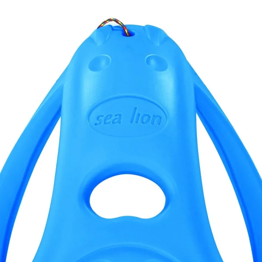 vidaXL Schlitten Blau 80x39,5x25,5 cm Polypropylen