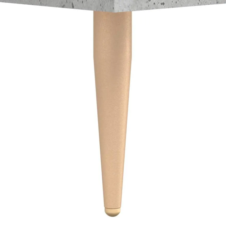 vidaXL Schreibtisch Betongrau 140x50x75 cm Holzwerkstoff
