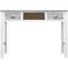 vidaXL Schreibtisch Grau 110×45×76 cm Holz