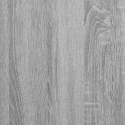 vidaXL Schreibtisch Grau Sonoma 140x50x75 cm Metall Holzwerkstoff