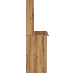 vidaXL Schreibtisch mit Regal Artisan-Eiche 102x45x148cm Holzwerkstoff