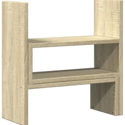 vidaXL Schreibtisch-Organizer Verstellbar Sonoma-Eiche 40x17x41 cm