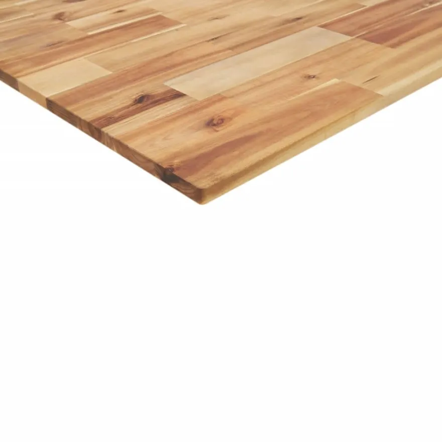 vidaXL Schreibtischplatte Ölbeschichtung 100x80x2 cm Massivholz Akazie